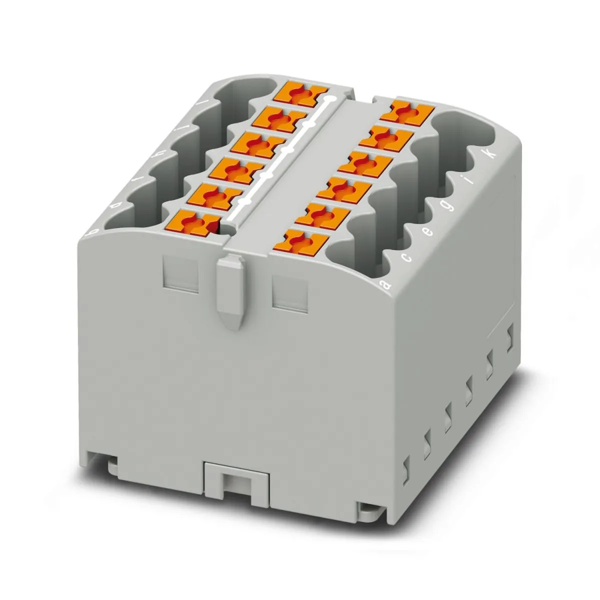 Distribution block Phoenix PTFIX 12X2.5 GY Gray