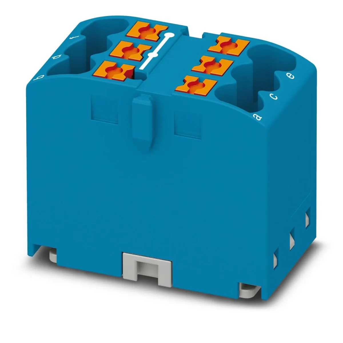 Distribution block Phoenix PTFIX 6X2,5 BU Blue