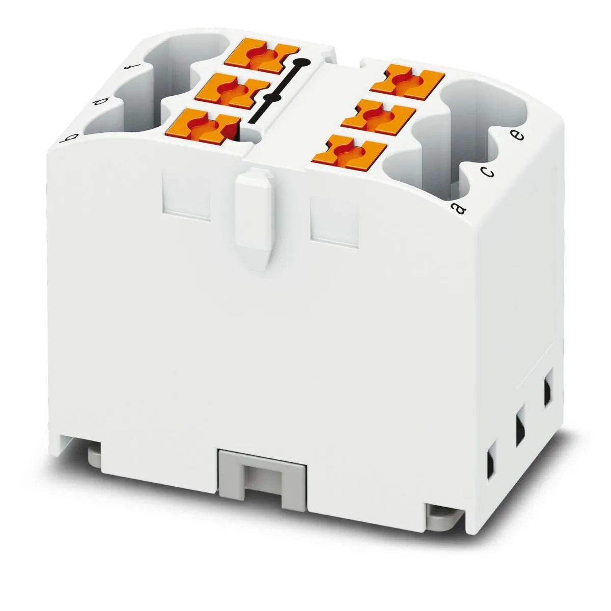 Distribution block Phoenix PTFIX 6X2,5 WH White