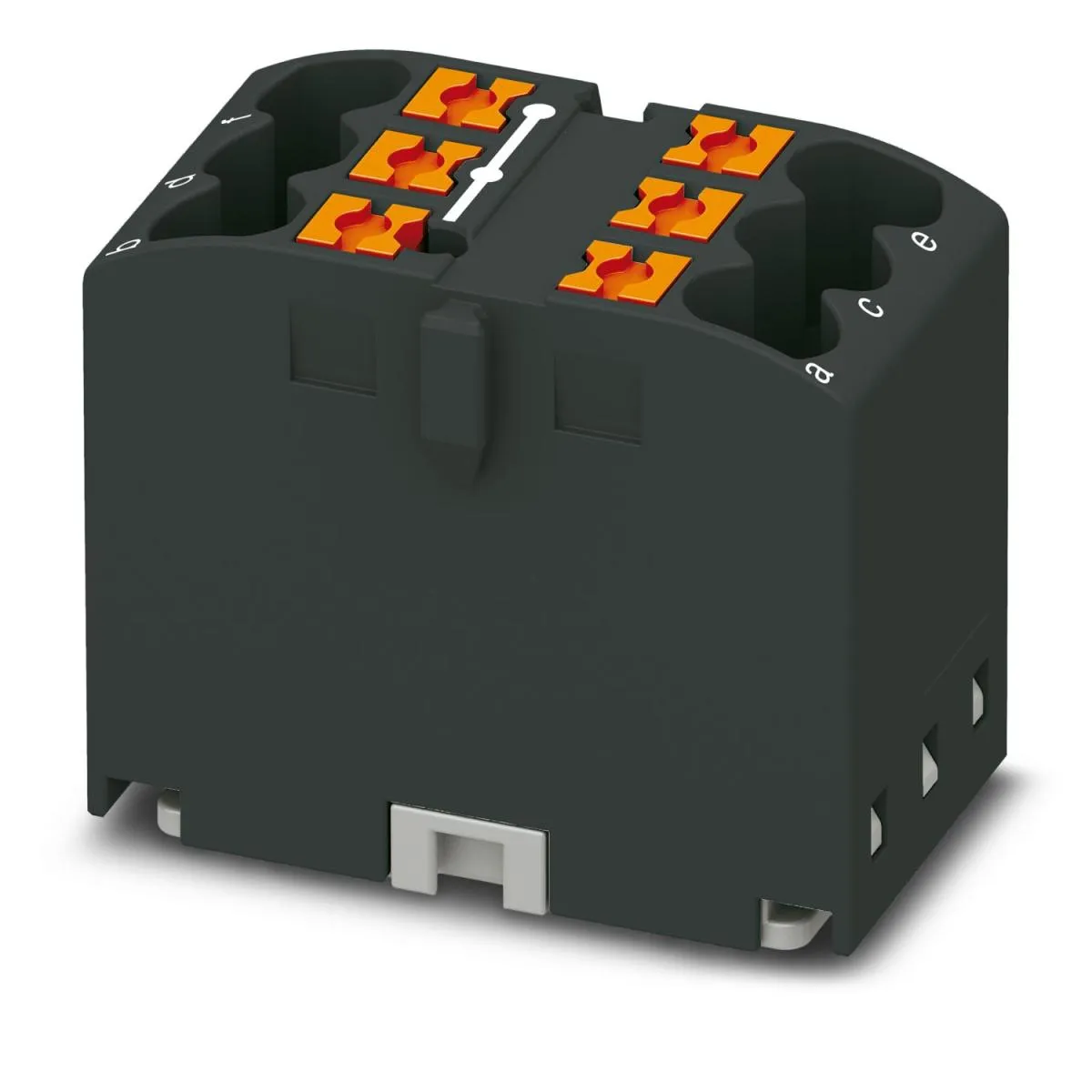 Distribution block Phoenix PTFIX 6X2,5 BK Black