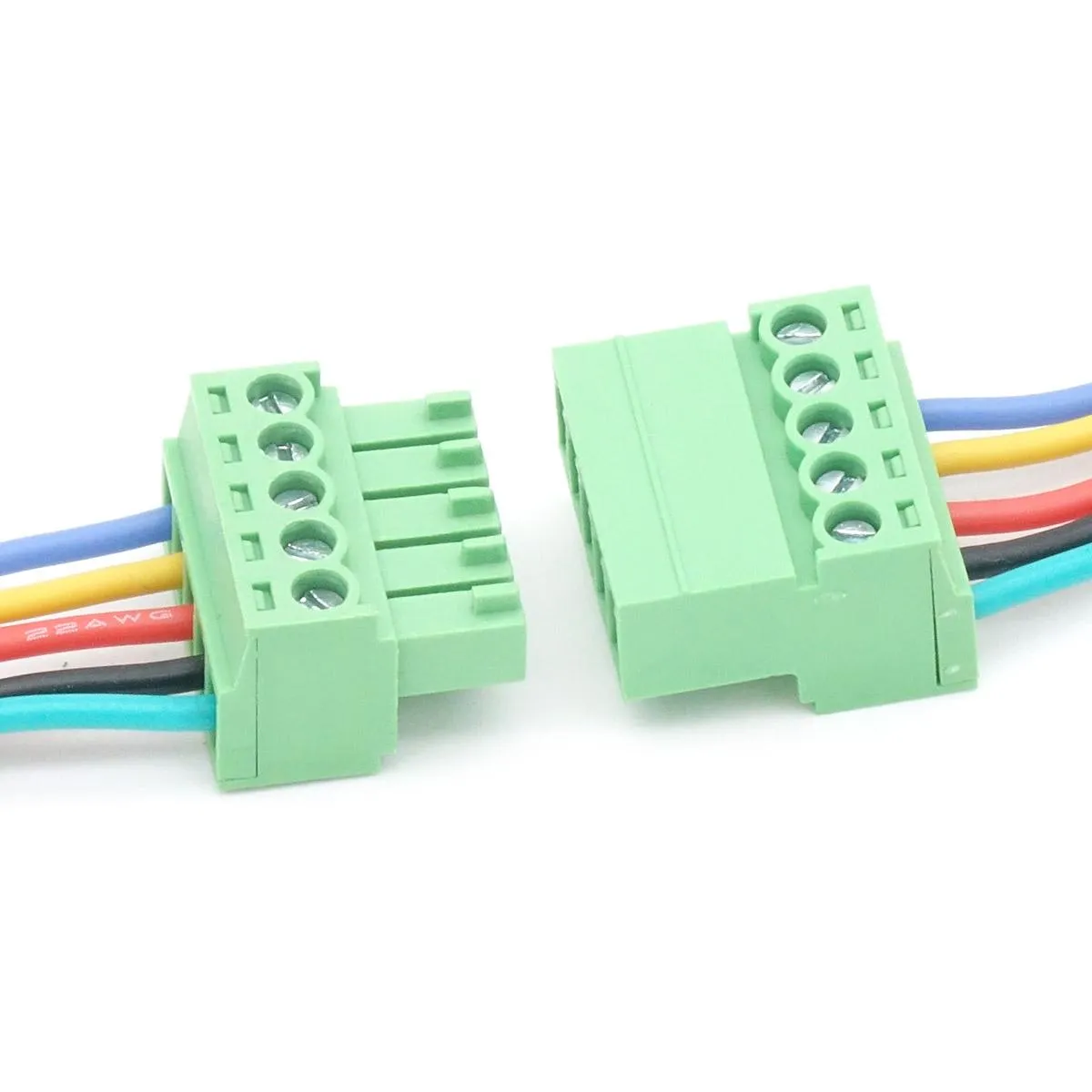 5-pole pluggable cable connectors