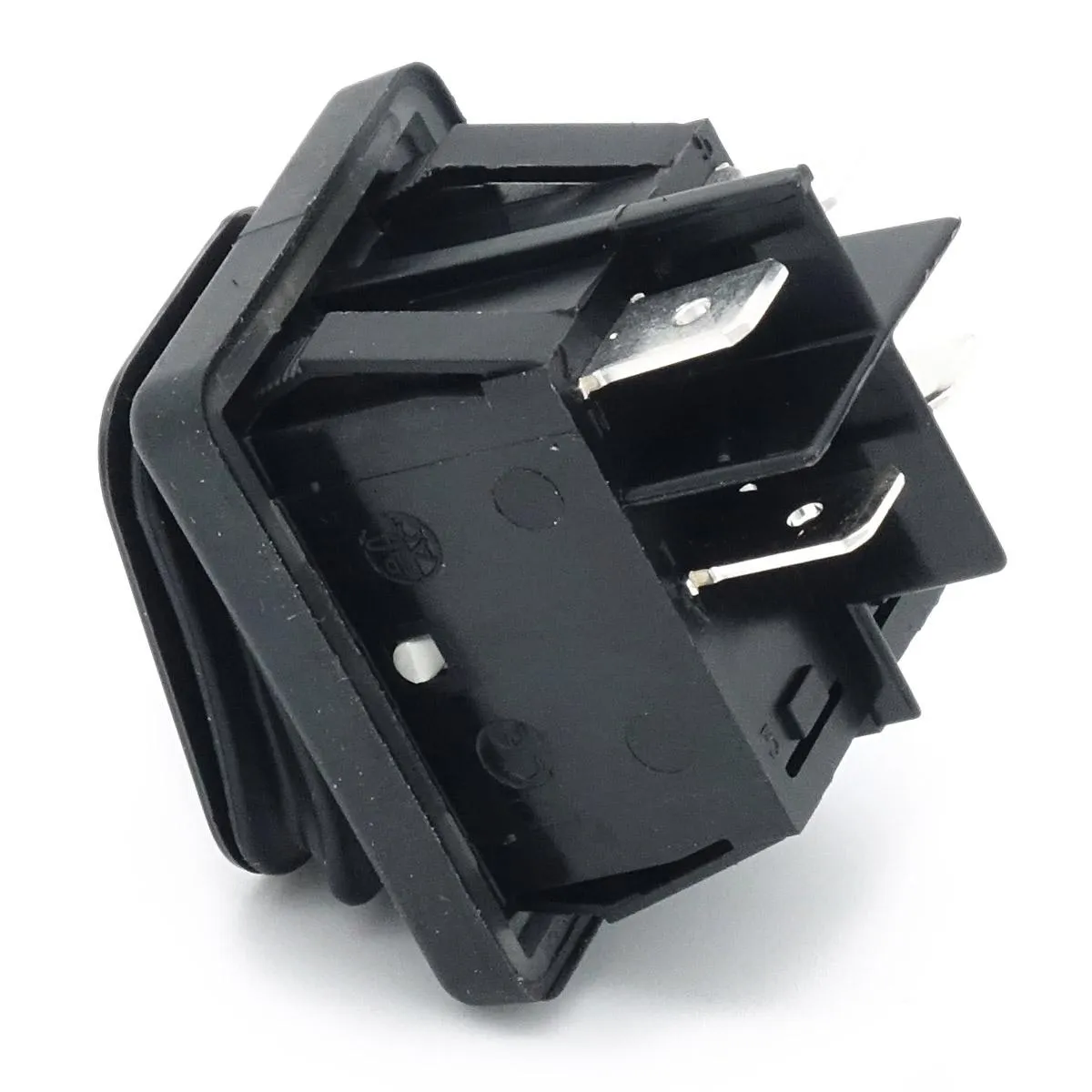 Rocker switch MOLVENO B448MASK-SW 250V/16A Black not illuminated