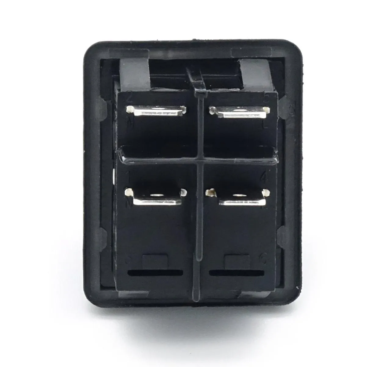 Rocker switch MOLVENO B448MASK-SW 250V/16A Black not illuminated
