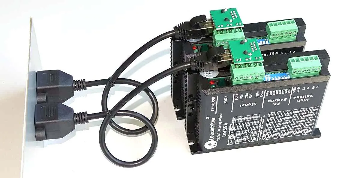 RJ45-Kabeldurchführung mit 20 cm Kabel