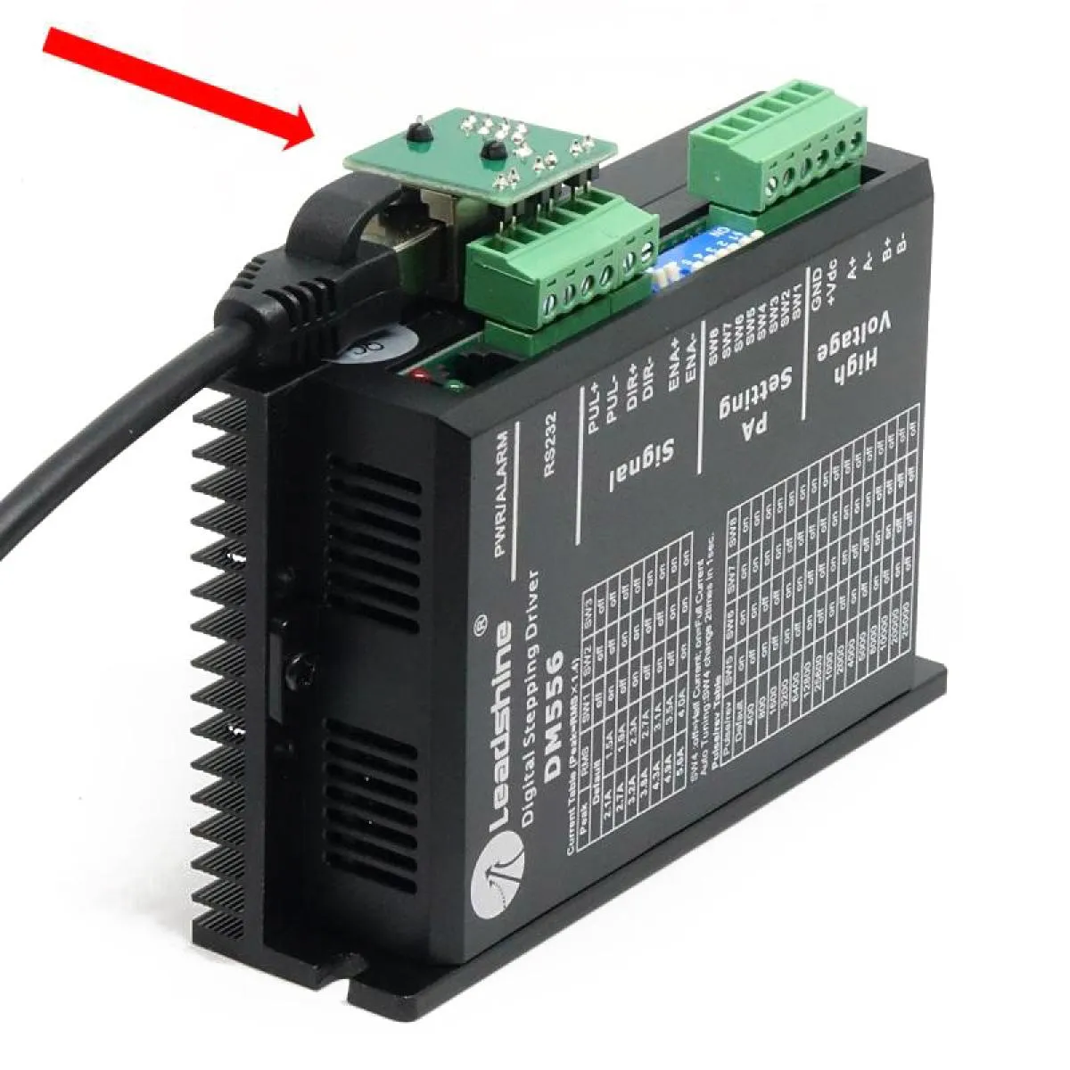 RJ45-Adapterplatine für digitale Schrittmotor Treiber