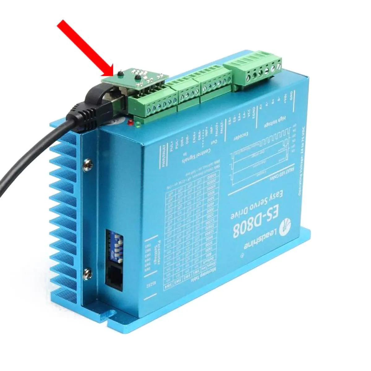 RJ45-Adapterplatine für digitale Schrittmotor Treiber