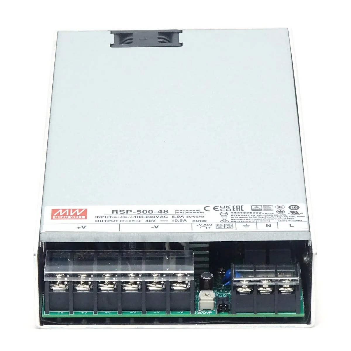 Switching power supply 48V 10,5A 500W Meanwell RSP-500-48