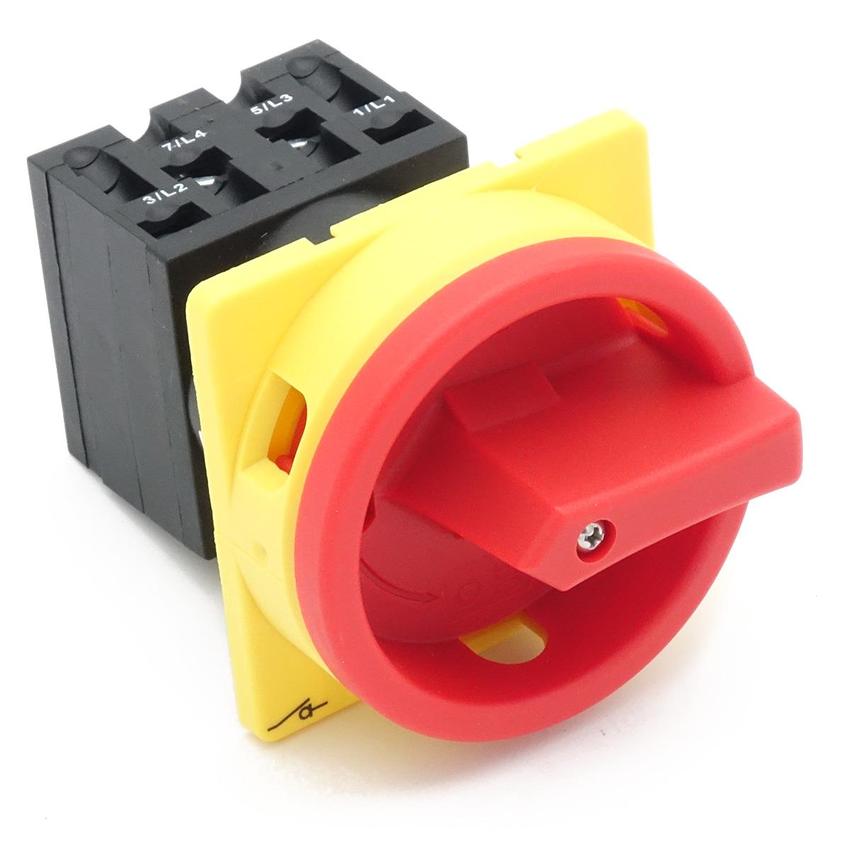 ARLI Main Switch 16A 4-Pole for Front Panel Mounting