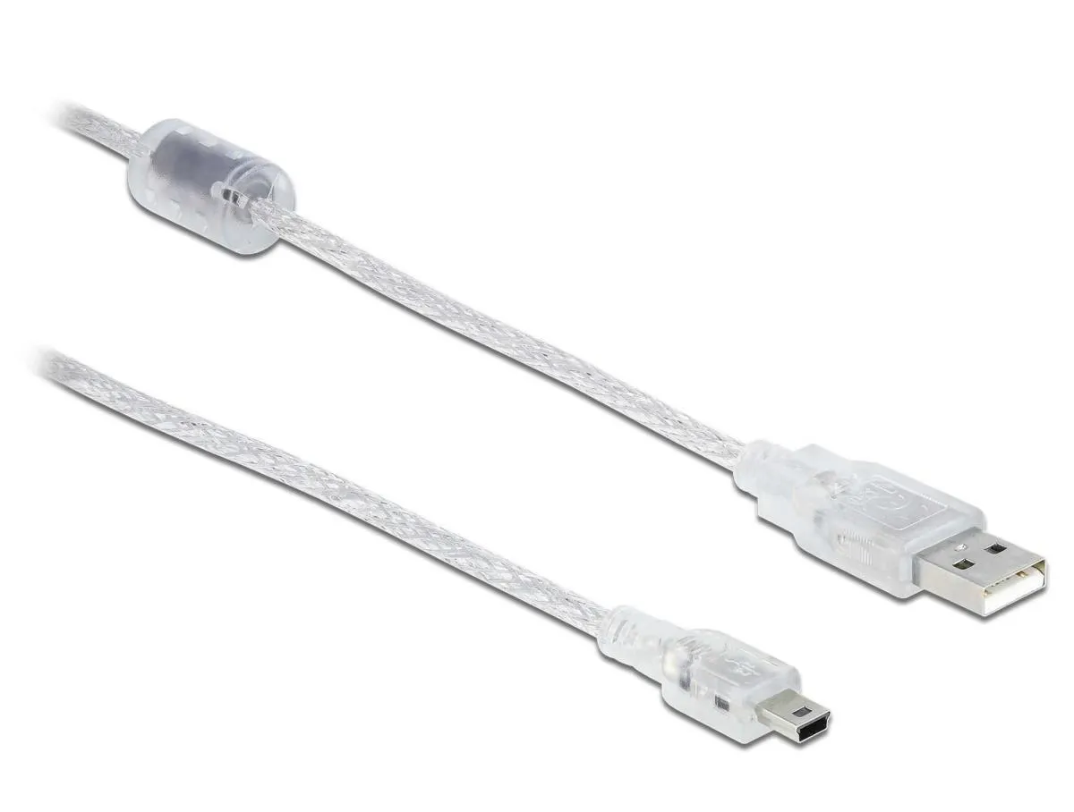 USB-Kabel 2,0m Stecker A auf Stecker Mini-B