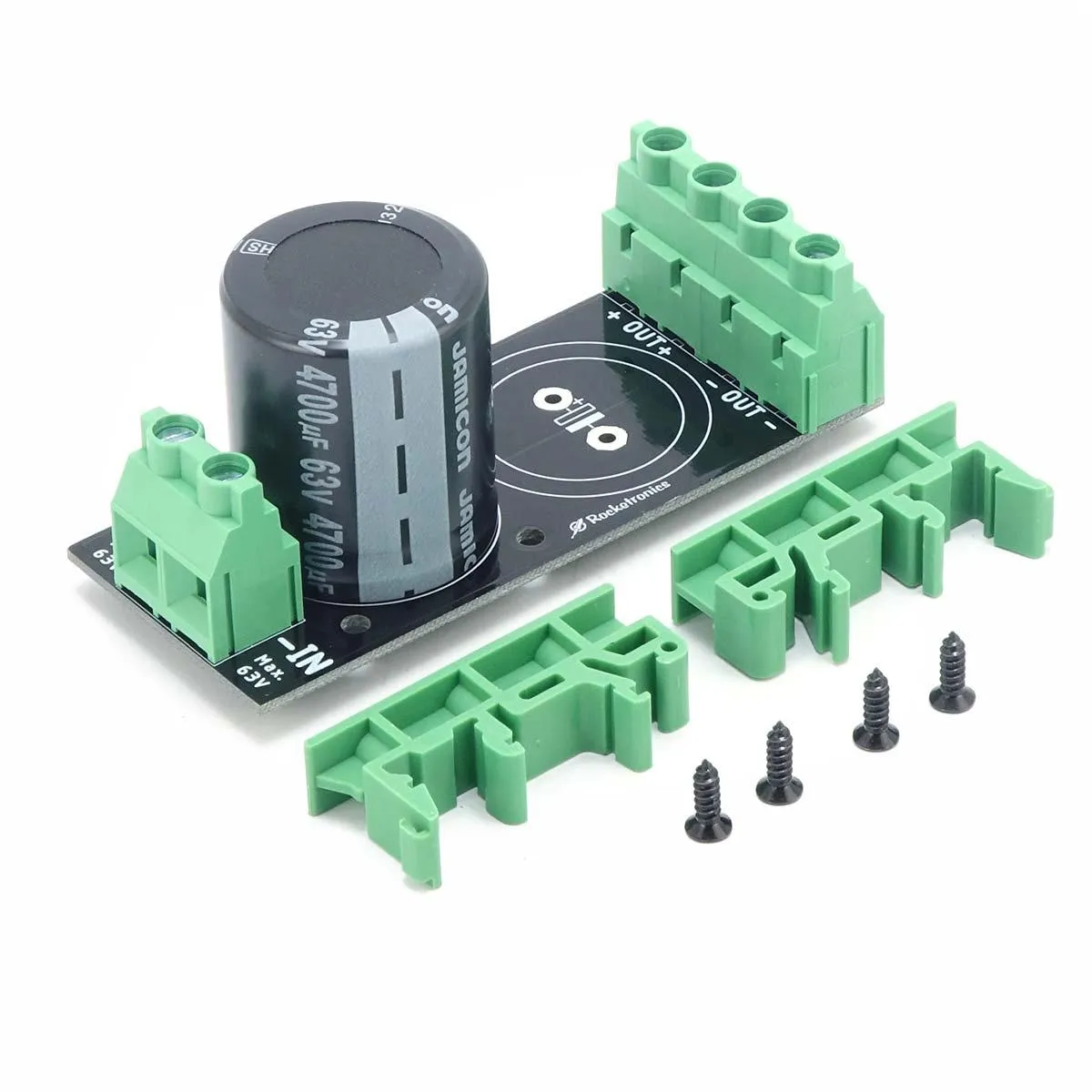 Buffer capacitor 9400uF / 80V for DIN rail