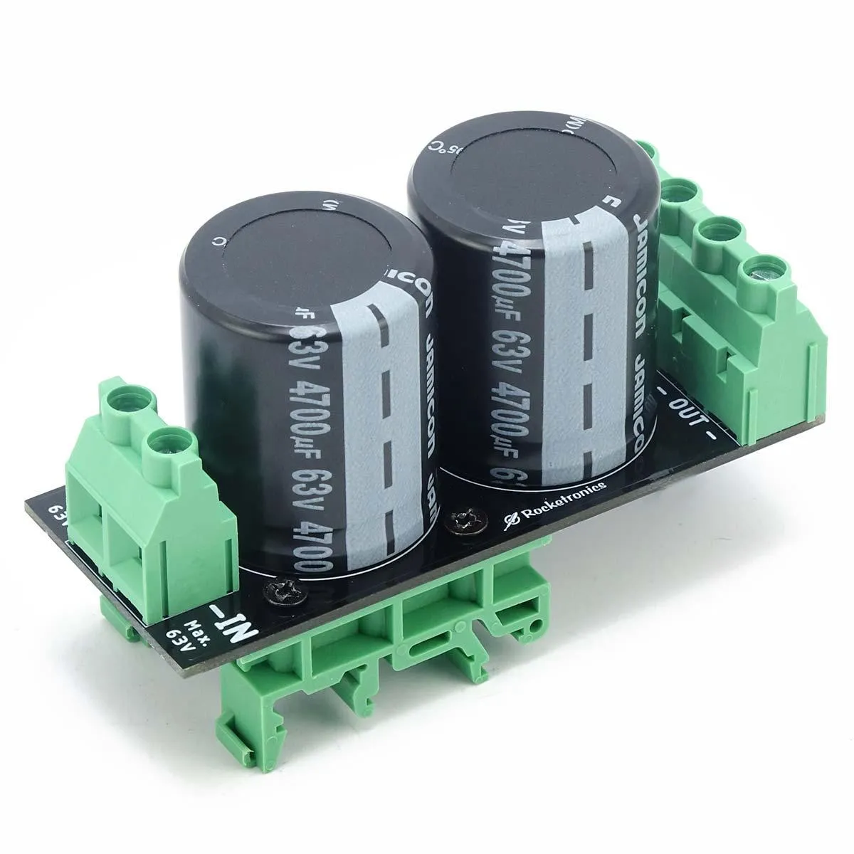 Buffer capacitor 9400uF / 63 V for DIN rail