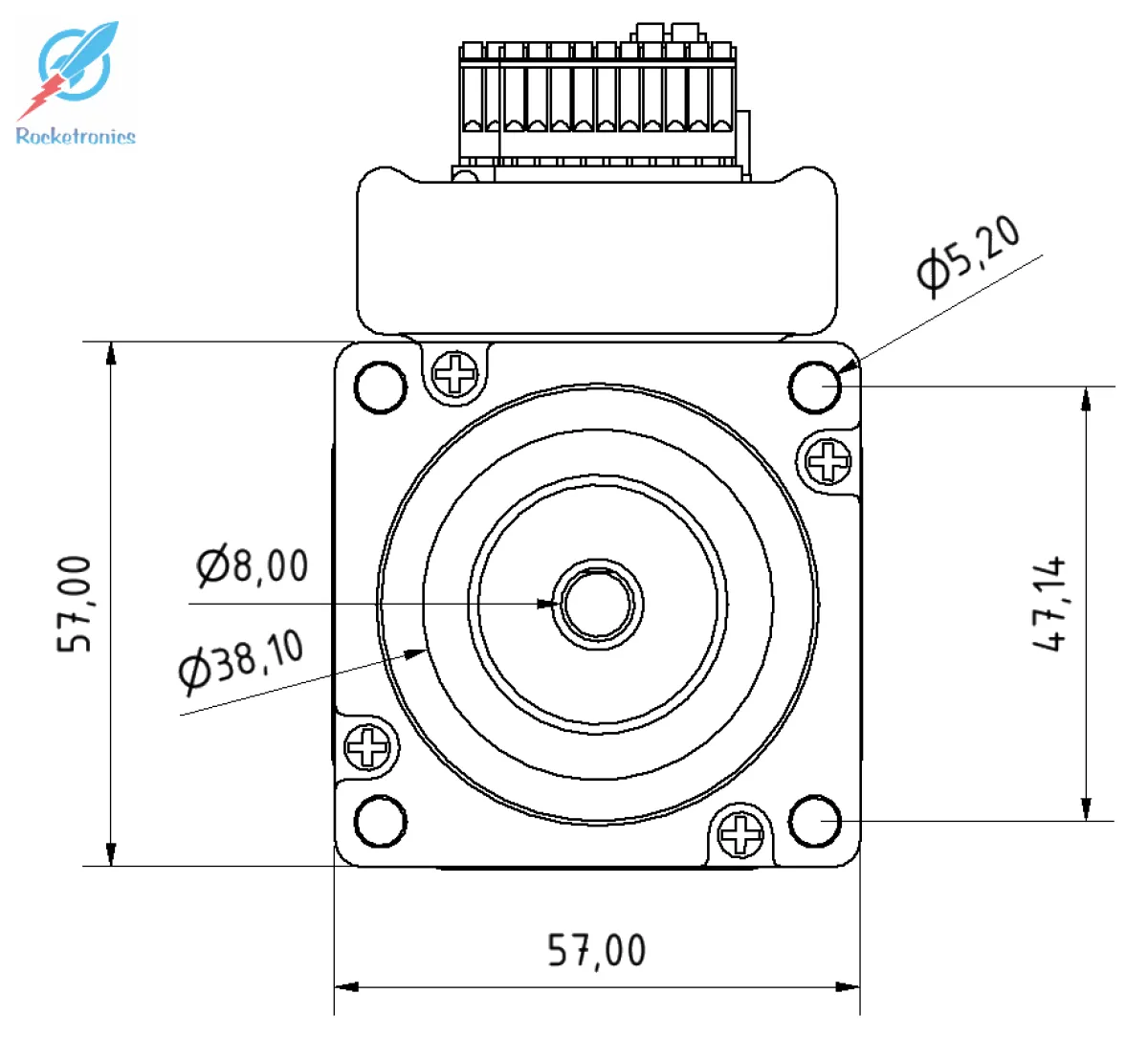 JMC Closed Loop Stepper Motor 2 Nm with Integrated Driver