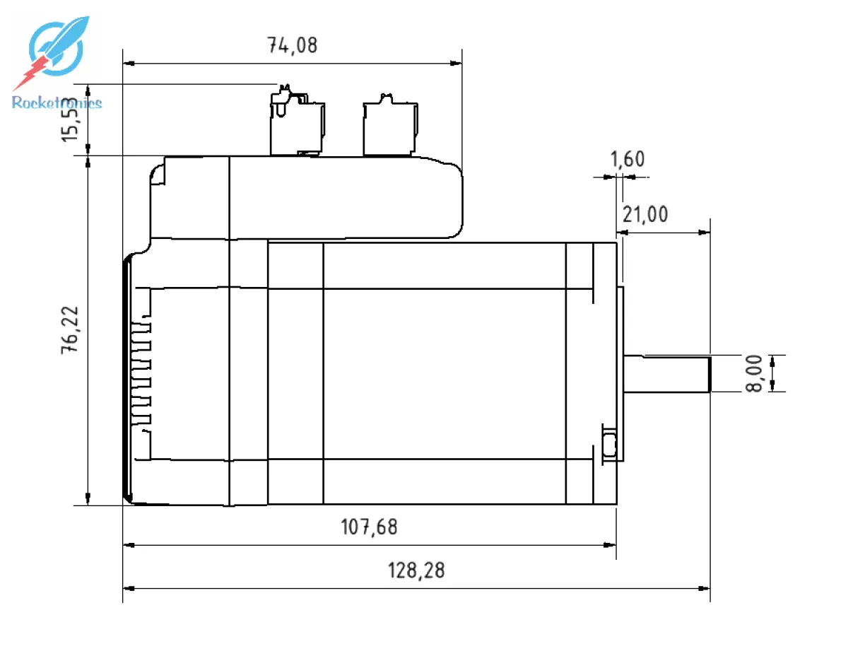 JMC Closed Loop Stepper Motor 2 Nm with Integrated Driver