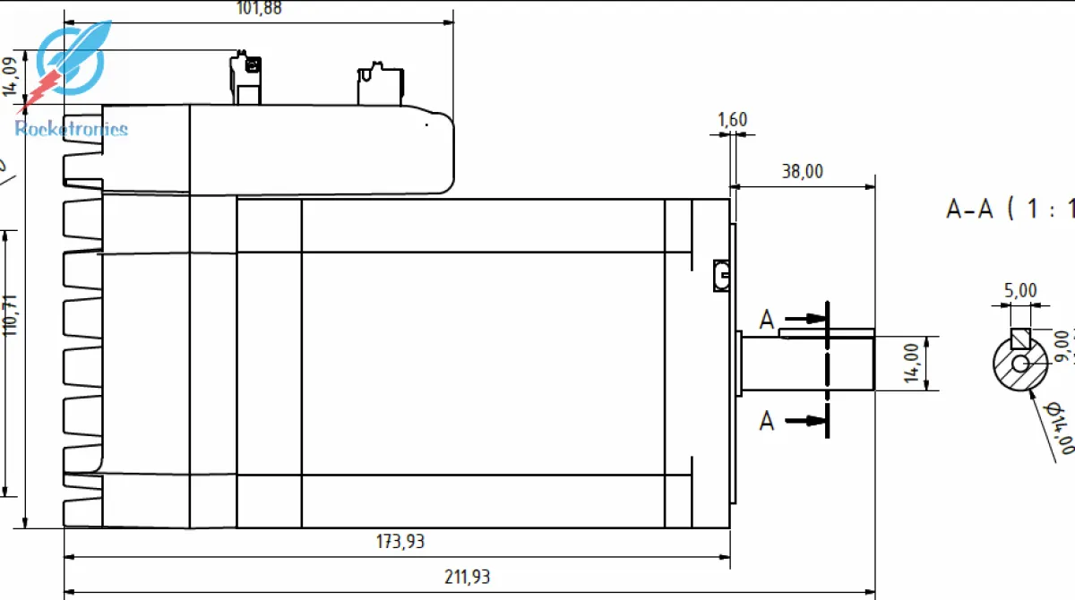 JMC Closed Loop Stepper Motor 9.5 Nm with Integrated Driver