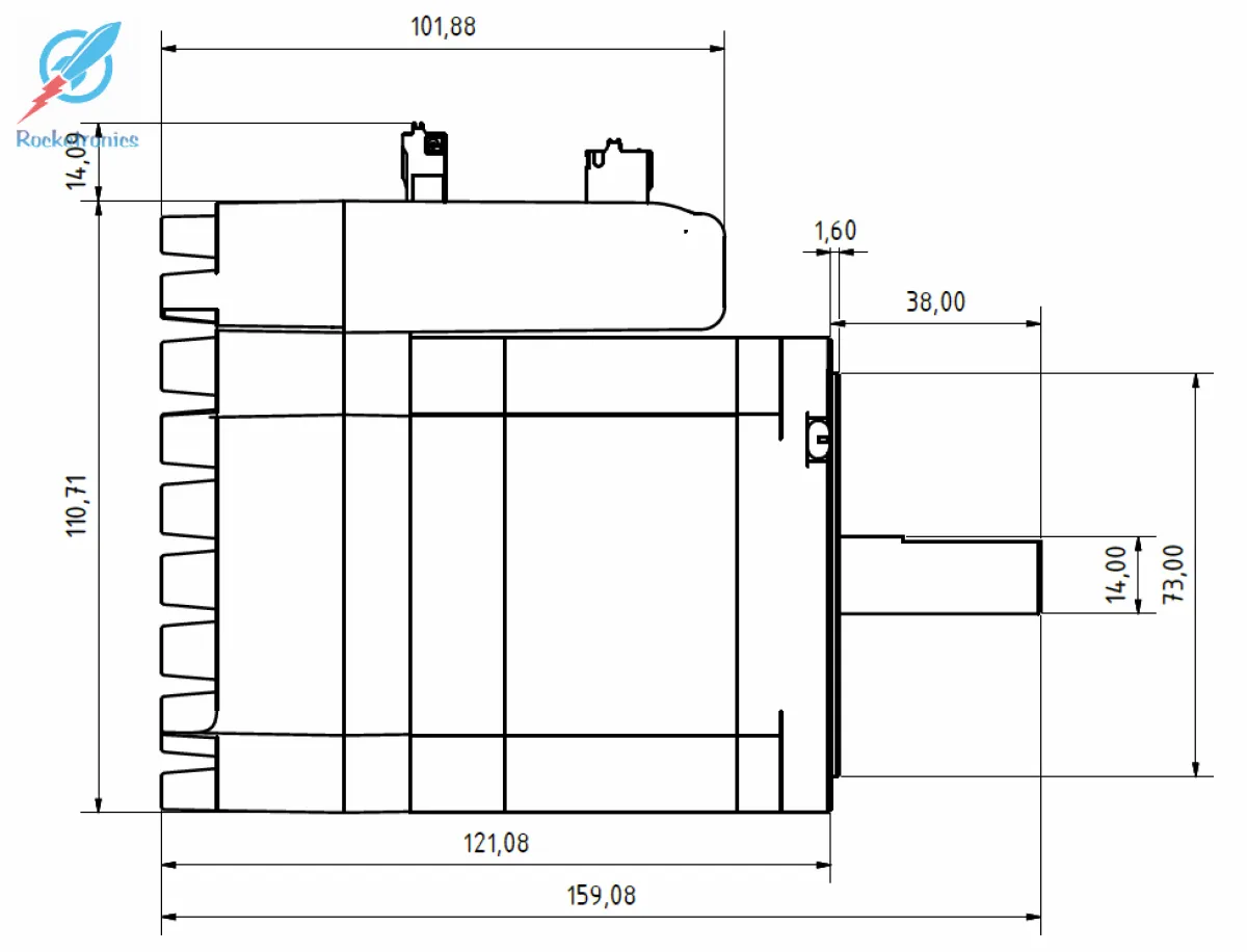 JMC Closed Loop Stepper Motor 4.5 Nm with Integrated Driver
