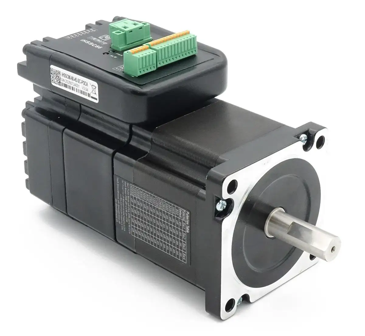 JMC Closed Loop stepper motor with integrated driver 4.5 Nm and brake