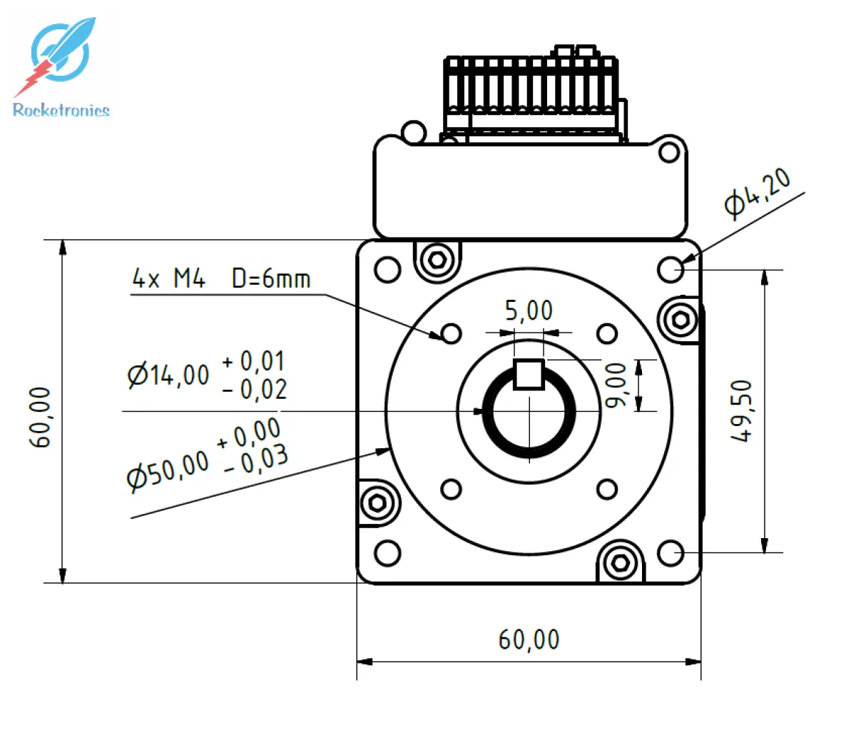JMC Servomotor mit integriertem Treiber 400 Watt Softwareversion 6