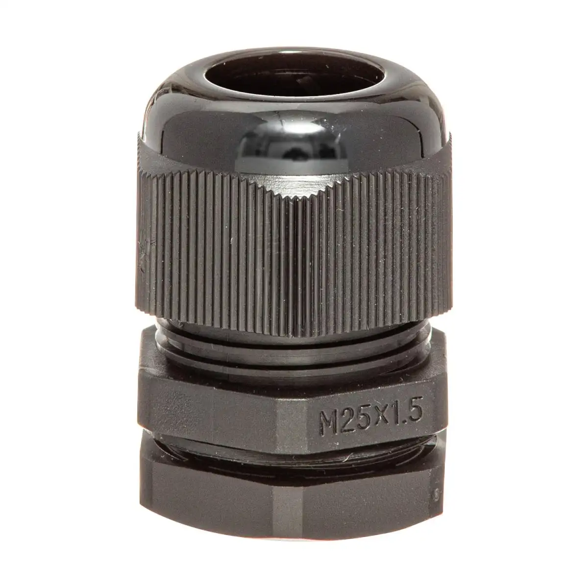 Cable gland M32x1.5 black with nut, Ø14-21mm