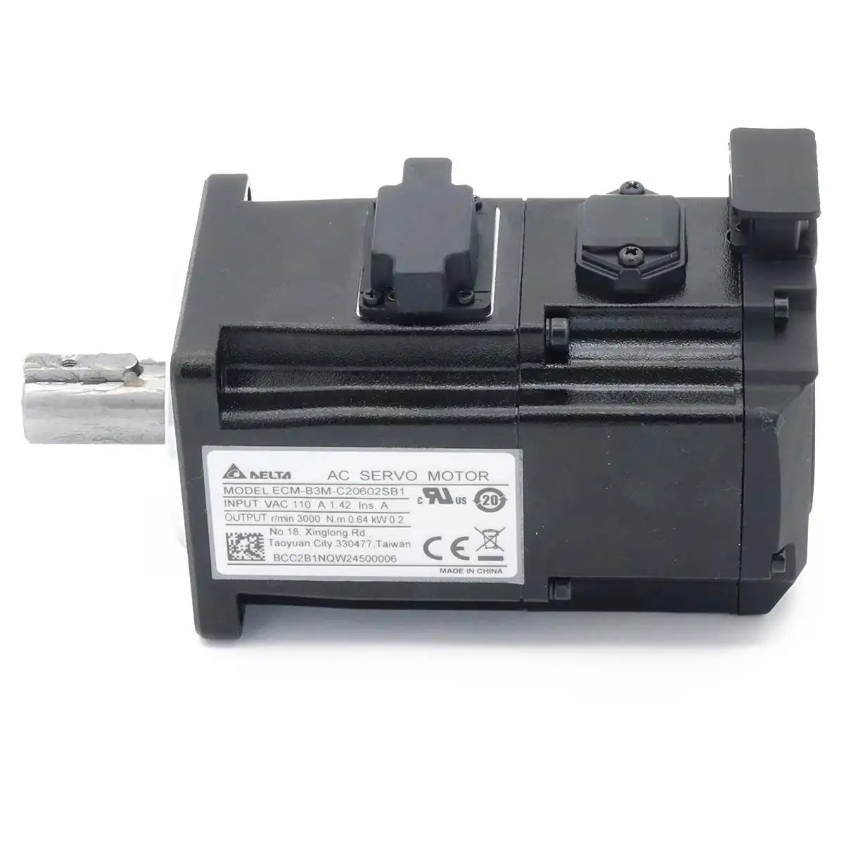 DELTA AC SERVO MOTOR 200 W WITH BRAKE ECM-B3M-C20602SB1