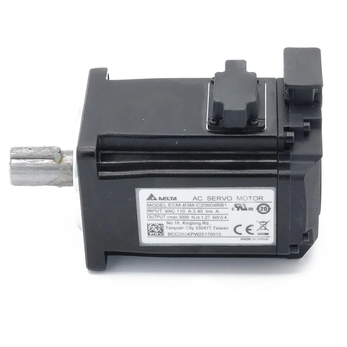 DELTA AC SERVO MOTOR 400 W WITHOUT BRAKE ECM-B3M-C20604RB1