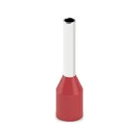 100 pce. Wire end ferrule red for 1mm²