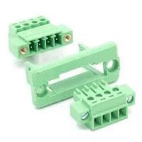 Steckbarer Klemmenblock-Steckverbinder mit Verriegelung 4-Pol 3,81mm Rastermaß 15A 300V