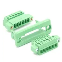 Steckbarer Klemmenblock-Steckverbinder mit Verriegelung 6-Pol 3,81mm Rastermaß 15A 300V