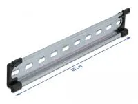 DIN rail 35 x 7.5 mm (25 cm) perforated steel