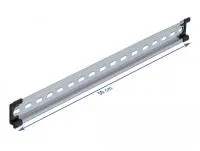 DIN rail 35 x 7.5 mm (50 cm) perforated steel