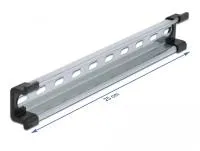 DIN rail 35 x 15 mm (25 cm) perforated steel