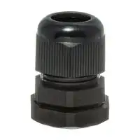 Cable gland M20x1,5 Black with counternut, Ø7-12 mm