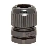 Cable gland M32x1.5 black with nut, Ø14-21mm