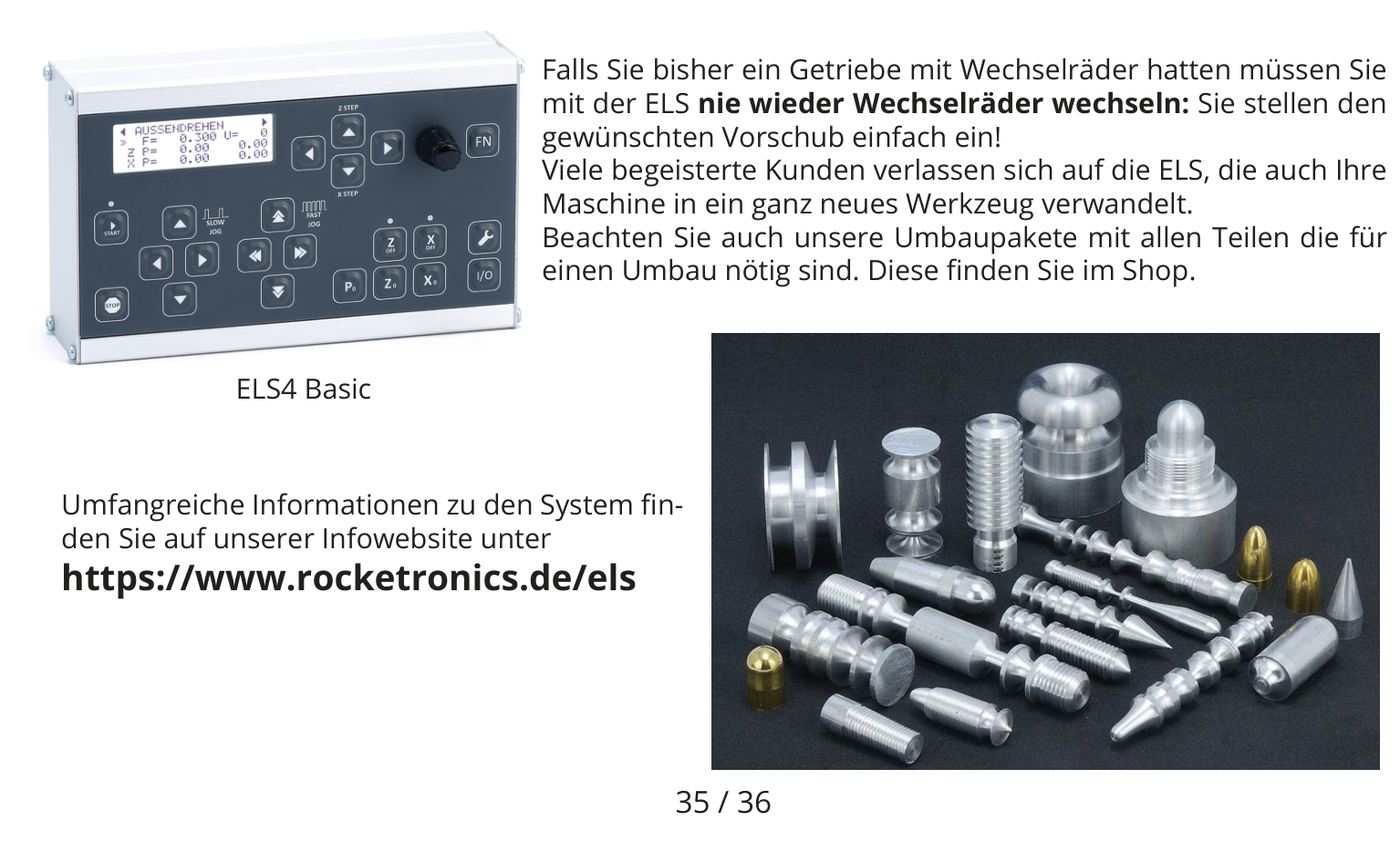 ELS4 Basic und Beispielwerkstücke